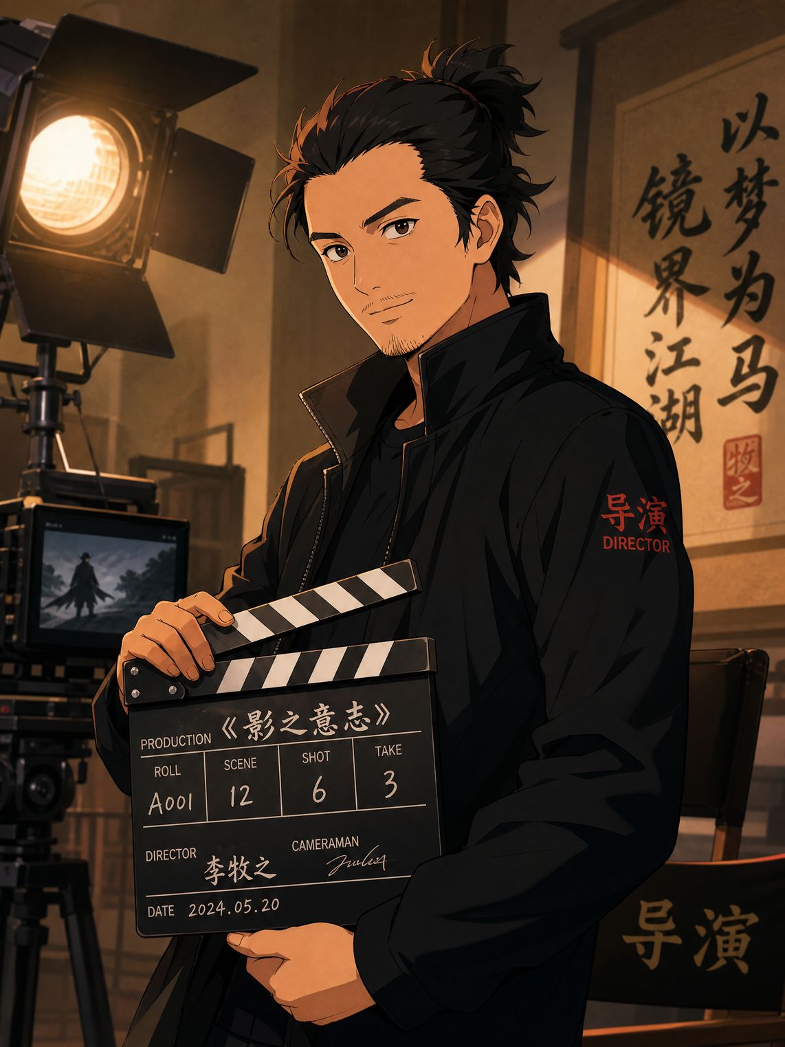 偷拍首席动漫导演李牧之
